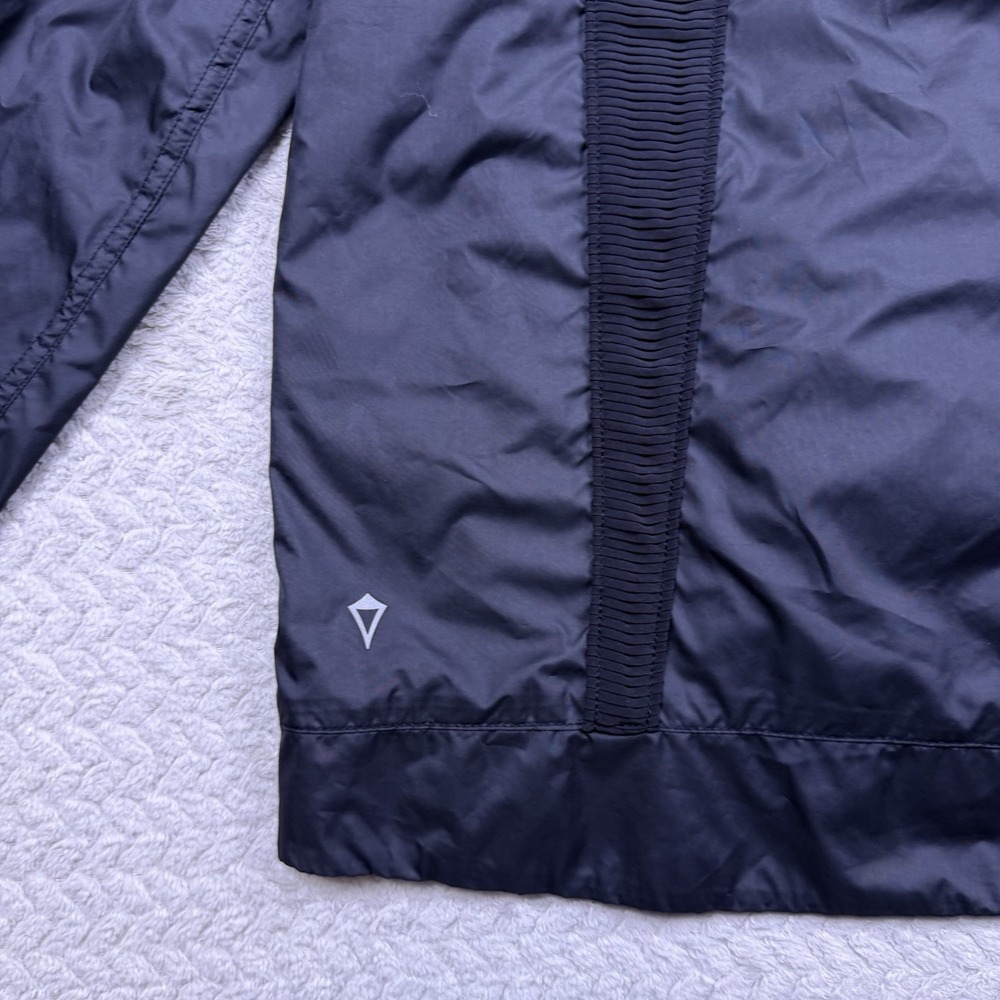 Ivivva By Lululemon Girls Speed Ahead Black Windbreaker Jacket SIZE 12 Hooded - Picture 8 of 9